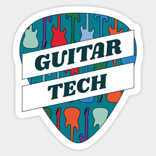 Guitar Tech Guitar Pick Sticker